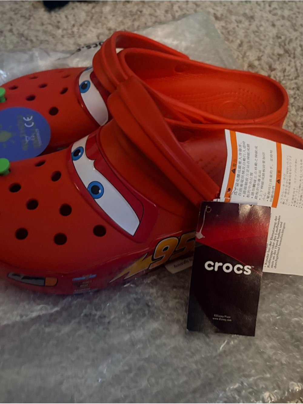 Lightning McQueen crocs